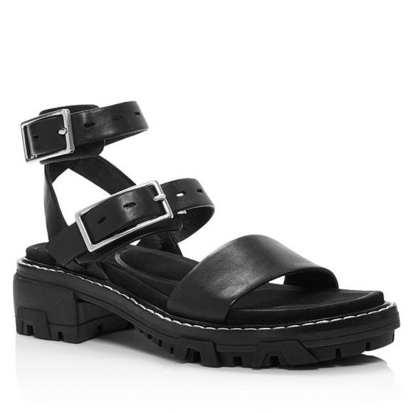 RAG & BONE Shiloh Ankle Strap Sandal in Sterling